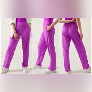 Athleta Women’s Brooklyn Heights Vienna Slim Pants In Jazzy Purple Size 2 GUC